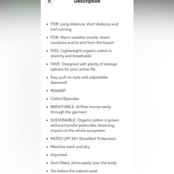 Athleta-12-Blue camo farallon shorts-elastic waistband with drawstring. - Picture 16 of 16